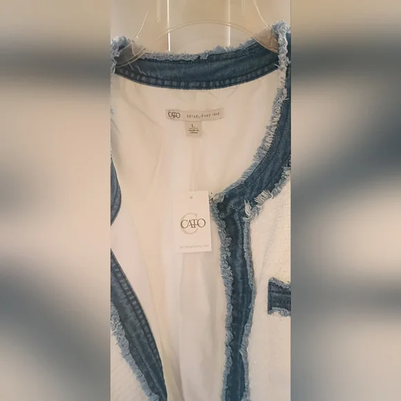 New W Tags CATO open Front Gorgeous blazer Jacket - Picture 3 of 13